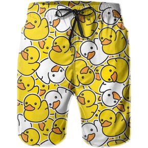 شورت شويك داك للرجال شورت سباحة مع بطانة شبكية سريعة الجفاف لبدلات السباحة in Kuwait