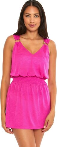 BECCA Breezy Basics Dress, Plunge Neck, Beach Cover Ups for Women in Saudi Arabia