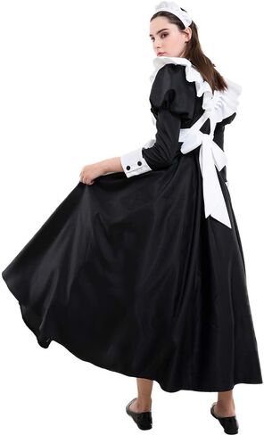 زي خادمة كلاسيكي طويل للنساء من miccostumes in Saudi Arabia