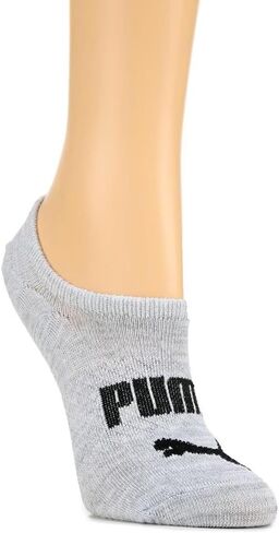 PUMA SuperLite No Show Women's Liner Socks Size 5-9.5 (White/Grey) in Saudi Arabia