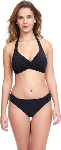Profile by Gottex womens Twist Front Halter V-Neck Bikini Top Swimsuit Bikini Top in Saudi Arabia