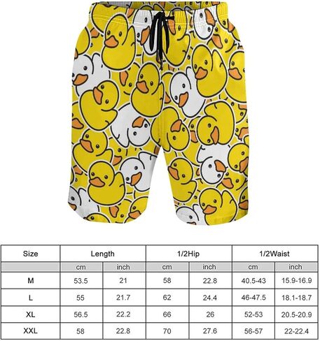 شورت شويك داك للرجال شورت سباحة مع بطانة شبكية سريعة الجفاف لبدلات السباحة in Kuwait