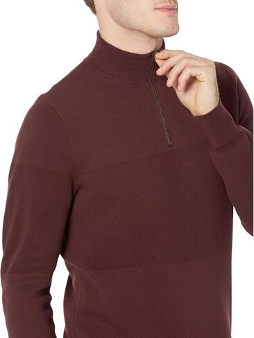 Dockers Men's Regular Fit Long Sleeve Quarter Zip Sweater in Kuwait