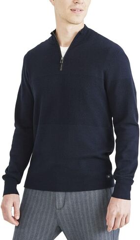 Dockers Men's Regular Fit Long Sleeve Quarter Zip Sweater in Kuwait