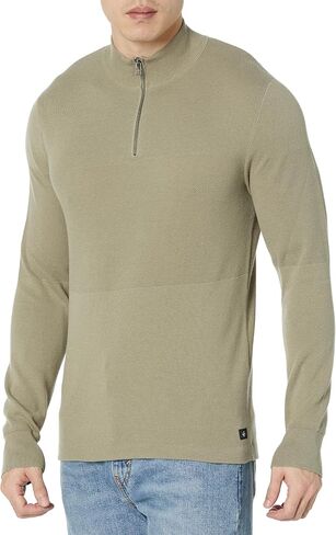 Dockers Men's Regular Fit Long Sleeve Quarter Zip Sweater in Kuwait