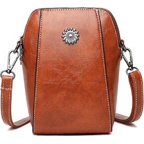 حقيبة كروس جلدية ريترو هابي ويند، محفظة هابي ويند، حقيبة هاتف خلوي عمودية متطابقة تمامًا in Kuwait