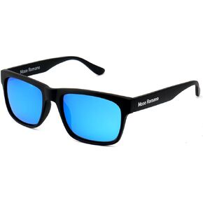 Mose Romano Polarized Sunglasses for Men UV400 Protection Square Sun Glasses Lightweight TR90 Running Fishing Driving Shades
