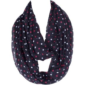 أزياء خفيفة الوزن نقطة الطباعة البوليستر رقيقة المرأة وشاح إنفينيتي الصغيرة in Kuwait