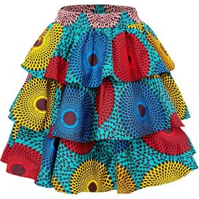 Women African Print Skirt Ankara Skirts Dashiki Clothing