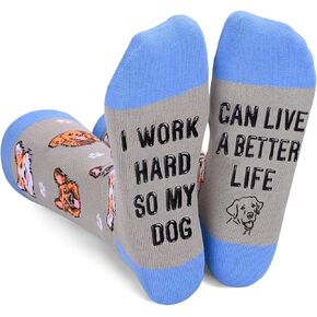 SOCKFUN Funny Cat Gifts, Novelty Cat Socks for Women Cat Gifts for Girls with Funny Sayings Animal Socks in Kuwait