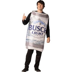 Rasta Imposta Anheuser Busch Light Beer Can Halloween أزياء مضحكة للمشروبات تناسب الرجال والنساء 21+ من العمر، للبالغين مقاس واحد in Saudi Arabia