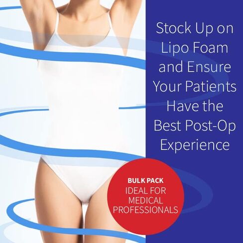 New Millennium 240 Lipo Foam Sheets | for Post Surgery Recovery Compression Garments, Abdominal Boards, Fajas, Corsets & More | Reduce Bruising, Swelling, & Scarring from Liposuction, Tummy Tuck, BBL in Saudi Arabia