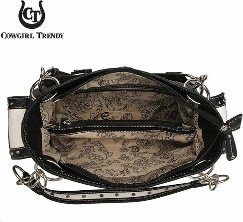 Western Style Spring Butterfly Flower Purse Women Country Handbag Rhinestone Stud Shoulder Bag Wallet Set in Kuwait