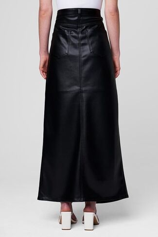 [BLANKNYC] Womens Luxury Clothing Vegan Leather Maxi Skirt with Front Slit Detail, Comfortable & Stylish in Saudi Arabia