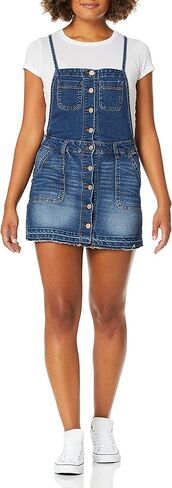 dollhouse womens Dark Wash Denim Overalls in Saudi Arabia