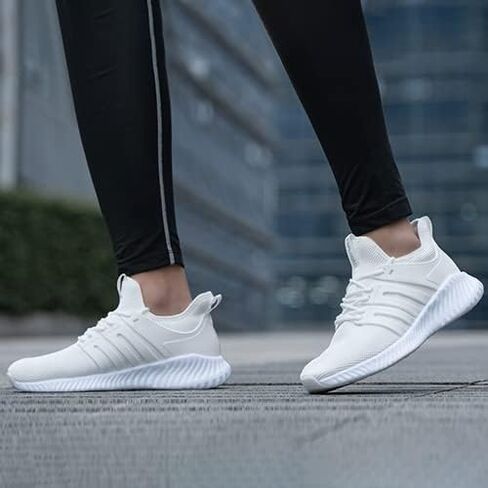 Akk Mens Sneakers Walking Shoes - Memory Foam Athletic Tennis Running Workout Gym Ultra Lightweight Breathable Jogging Sports Shoes Slip on Casual Sneaker in Saudi Arabia