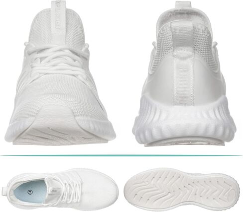 Akk Mens Sneakers Walking Shoes - Memory Foam Athletic Tennis Running Workout Gym Ultra Lightweight Breathable Jogging Sports Shoes Slip on Casual Sneaker in Saudi Arabia