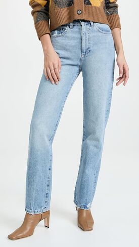 DL1961 Women's Emilie Straight Ultra High Rise Vintage Jeans in Kuwait
