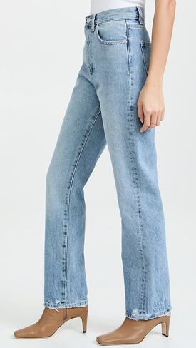 DL1961 Women's Emilie Straight Ultra High Rise Vintage Jeans in Kuwait