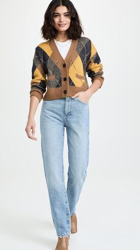 DL1961 Women's Emilie Straight Ultra High Rise Vintage Jeans in Kuwait