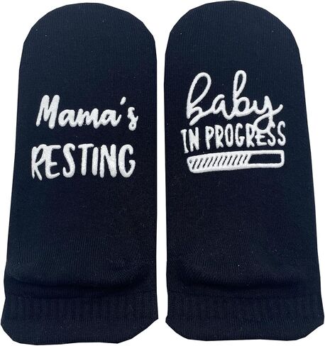 Labor and Delivery Hospital Socks Non-Skid Birthing Socks Maternity Pregnancy Inspirational Socks in Kuwait