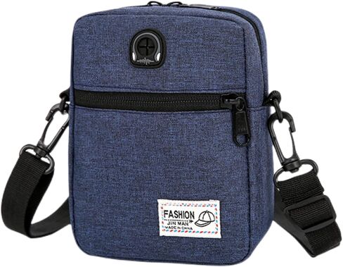 ZGMYC 3-Layers Waterproof Cell Phone Pouch Crossbody Purse Oxford Fabric Belt Bag Wallet for Men Women in Kuwait