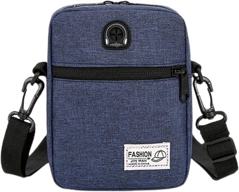 ZGMYC 3-Layers Waterproof Cell Phone Pouch Crossbody Purse Oxford Fabric Belt Bag Wallet for Men Women in Kuwait