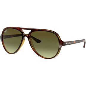 نظارات شمسية Ray-Ban Cats 5000 RB4125 Pilot للرجال + حزمة مع مجموعة نظارات مجانية من Designer iWear