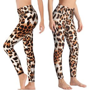 Yaateeh سروال يوجا عالي الخصر للتحكم في البطن وممارسة التمارين الرياضية والجري كابري للنساء، in Kuwait