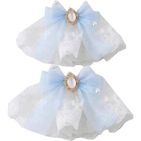 Japanese Sweet Princess Lolita Lace Wrist Cuffs for Women Teens Wedding Tea Party Bracelets Cuff
