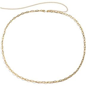 Waist Beads Body Chains for Women Sexy,18k Gold Plated Paperclip Herringbone Butterfly Rhinestone Belly Chain Jewelry for Women Beach Jewelry Bikini Body Chain in Kuwait