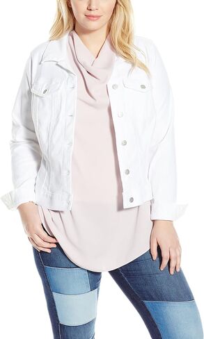 Jessica Simpson Women's Pixie Denim Jacket White in Saudi Arabia