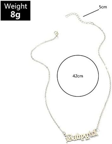 قلادة Tiande Babygirl Angel الإنجليزية القديمة من الذهب عيار 18 قيراط مصنوعة يدويًا هدية للفتيات والنساء in Kuwait