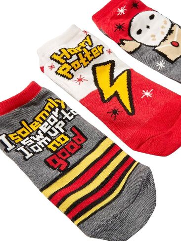 Harry Potter Muggle Hogwarts Express Hedwig Solemnly Swear 5 Pack Low Cut Adult Socks in Saudi Arabia