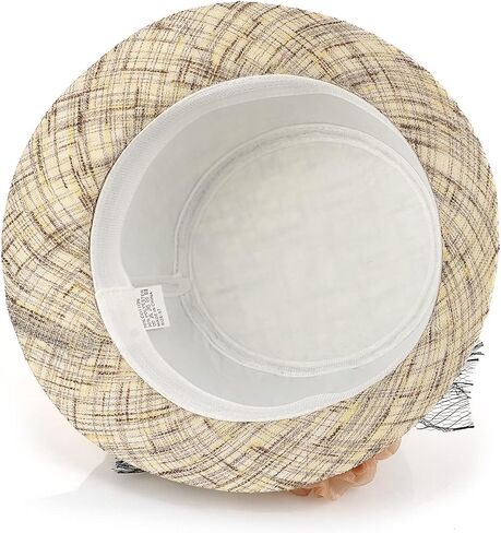 قبعات Glamourstar Cloche للنساء قبعة الرامي خمر الأزهار قبعات دلو فيدورا in Kuwait