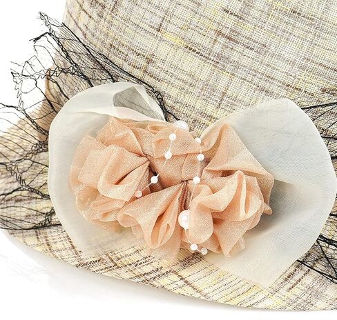 قبعات Glamourstar Cloche للنساء قبعة الرامي خمر الأزهار قبعات دلو فيدورا in Kuwait