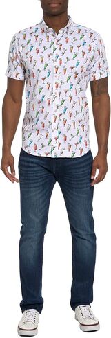 Robert Graham Men's CIN S/S Woven Shirt in Saudi Arabia