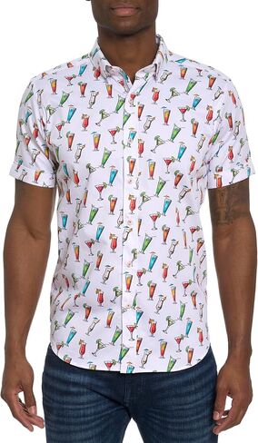 Robert Graham Men's CIN S/S Woven Shirt in Saudi Arabia