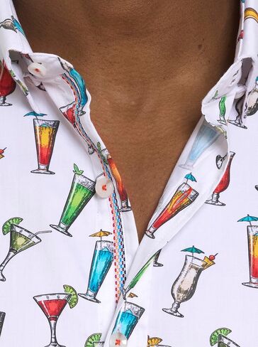 Robert Graham Men's CIN S/S Woven Shirt in Saudi Arabia
