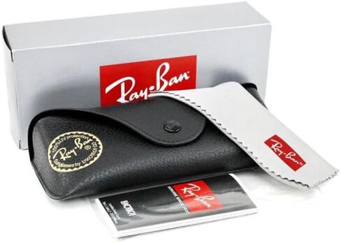 نظارات شمسية Ray-Ban RB4396 مستطيلة للرجال والنساء + حزمة مع مجموعة نظارات مجانية من Designer iWear in Kuwait