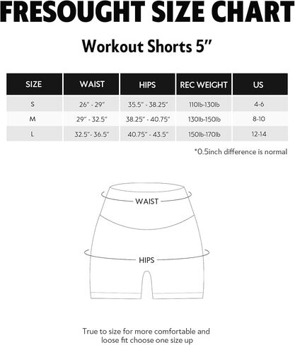 FRESOUGHT Workout Gym Biker Shorts Women Tummy Control High Waisted Seamless Scrunch Butt Yoga Booty Spandex Shorts in Kuwait