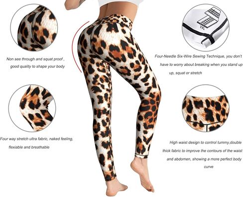 Yaateeh سروال يوجا عالي الخصر للتحكم في البطن وممارسة التمارين الرياضية والجري كابري للنساء، in Kuwait