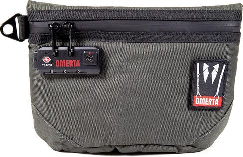 DIME BAGS Omerta Collector with Lock | Carbon Filter Pouch | Internal Organization and TSA-Approved 3-Digit Combination Lock (12 Inch, Camo) in Saudi Arabia