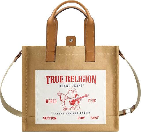 True Religion Tote, Women's Medium Travel Shoulder Bag with Adjustable Strap in Saudi Arabia