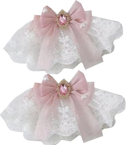 Japanese Sweet Princess Lolita Lace Wrist Cuffs for Women Teens Wedding Tea Party Bracelets Cuff in Kuwait