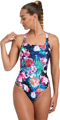 Arena womens Arena Feel Women's Flower Control Pro Back Swimsuit One Piece Swimsuit (pack of 1) in Saudi Arabia