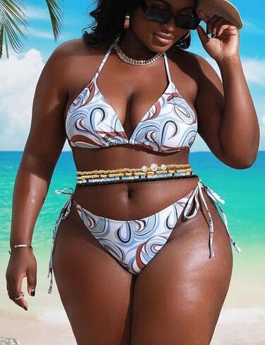 8 قطع من خرز الخصر 23-50 بوصة من Honsny للنساء، خرز الخصر الأفريقي بالإضافة إلى حجم طبقات البطن وسلسلة بيكيني الخصر مجوهرات للنساء والفتيات in Kuwait