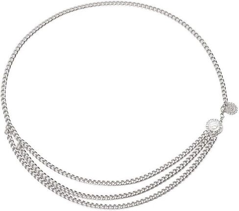 Anglacesmade Body Chain Metal Link Multilayer Waist Chain Coin Charm Pendant Waist Belt Prom Party Festival Belly Dancer Jewelry for Women and Girls in Saudi Arabia
