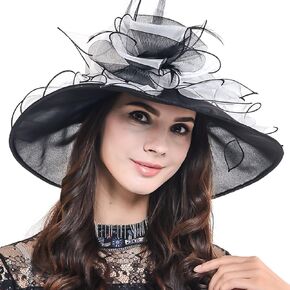 Women's Kentucky Church Derby Dress Tea Party Wedding Hats S609-A