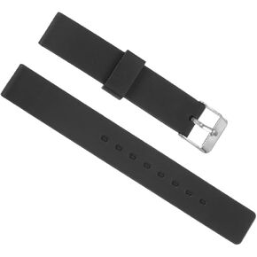 uxcell Rubber Watch Band, Quick Release Replacement Silicone Watch Strap, White